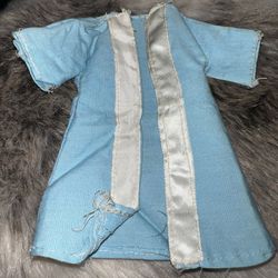 vintage barbie doll blue robe dress coat 