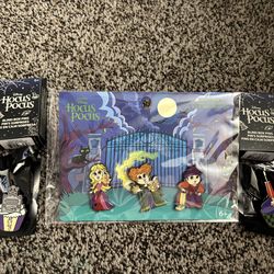 Loungefly Disney Hocus Pocus 3-Piece Pin Set, Exclusive bundle