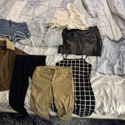 women’s clothes and shoes