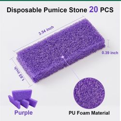 Purple Pumice Scrubber Stone 40 Pcs