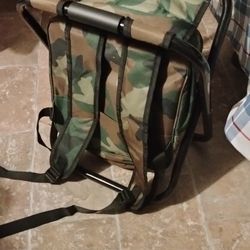 3 In One Camuflash, Backpack,Bench Cooler