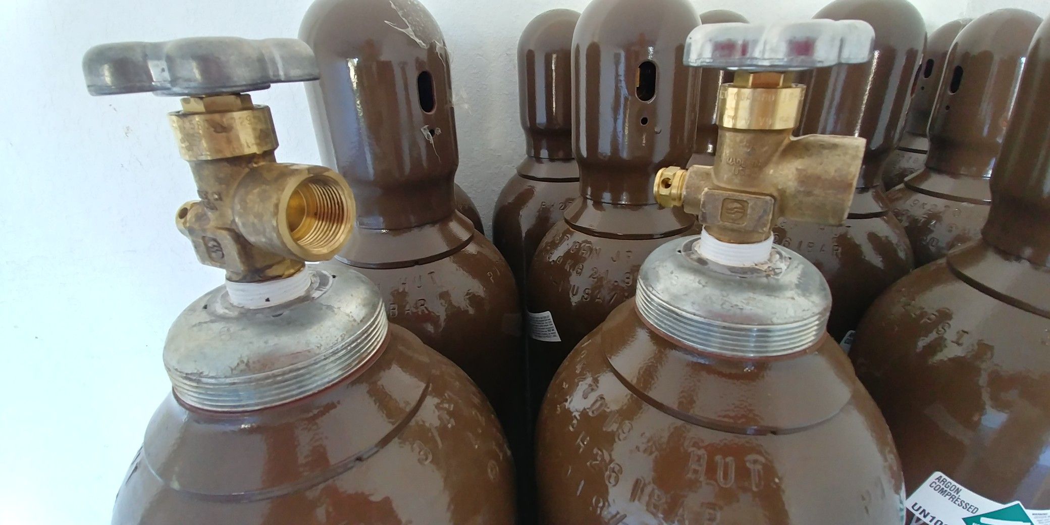 Ten Welding Cylinders for sale for Sale in Houston, TX OfferUp