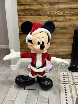 Santa Mickey Mouse 4ft Animated Figure
