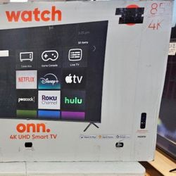 85 Tv $55 Down Takes The TVs On Finacing Free Deliver 6 Month warranty.  85 Onn Tv Smart 4k 
