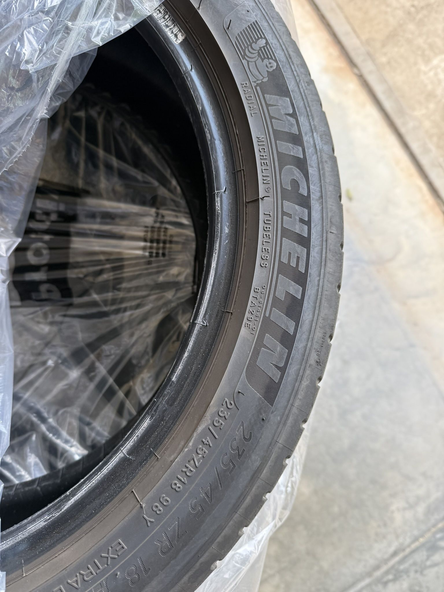 Set Of 4 Michelin Sport 235/45R18 94V All Season Tires (ran 30k Miles)