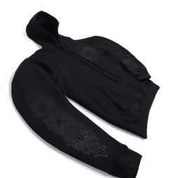 Chrome Hearts Horseshoe Floral Hoodie