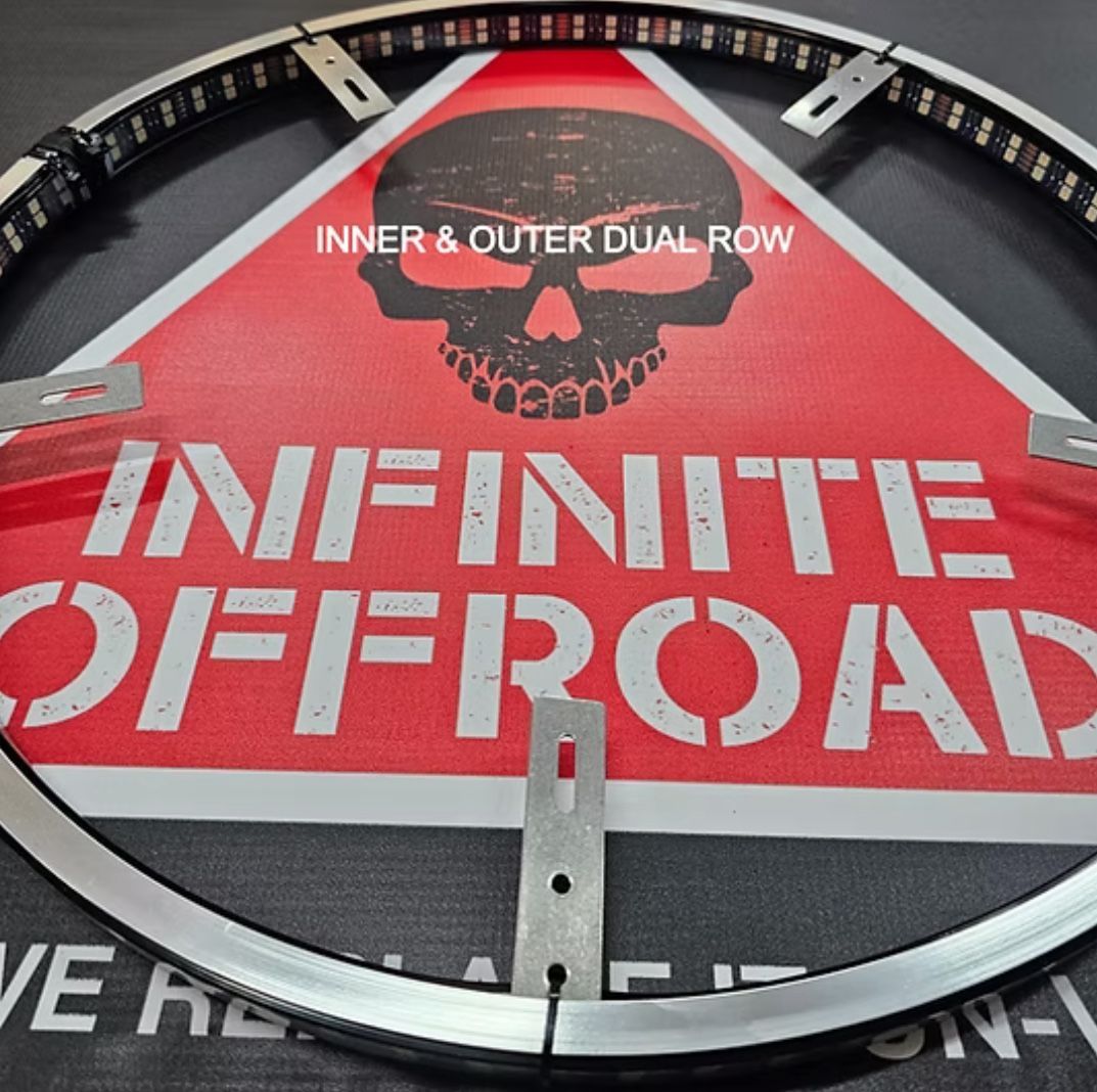 Infinite off-road dual RGB-W Dual Wheel Lights