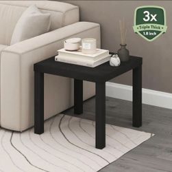 Black side table