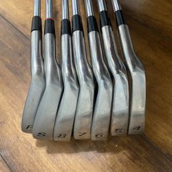 Warrior Custom Golf Clubs Men Iron Set 4-8, Pitching Wedge And Sand Wedge Regular Flex Iron Shafts Beginner