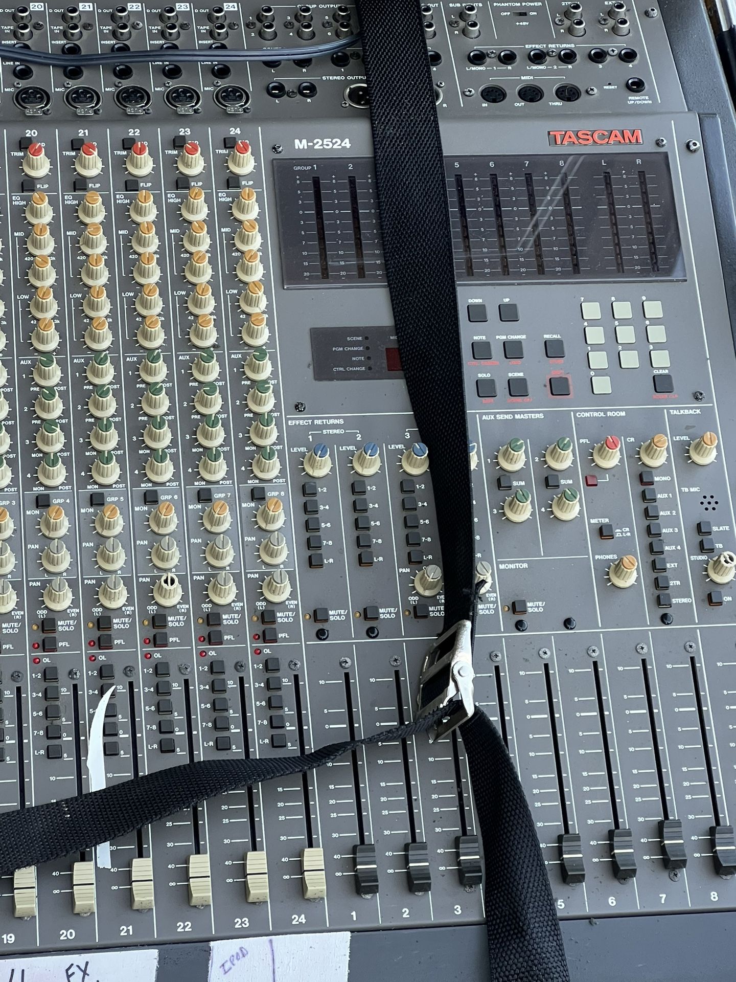 Tascam 24 Chanel Mixer With Anvil Case