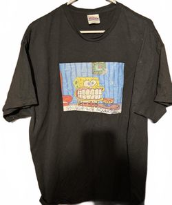 SpongeBob SquarePants S/S T-Shirt Men XL Black