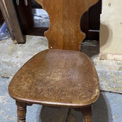 Oak Child’s Chair, Vintage