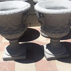 New Flower Pots Made Out Of Cement 