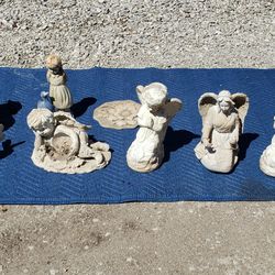 Garden Statues / Patio Figurines - $10 Choice Or ALL For $40 - NO holds 
