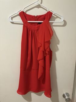Red Tank Top From White House Black Market