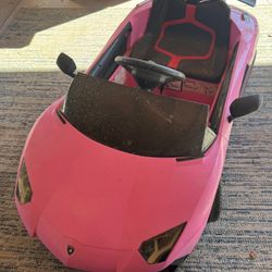 Pink Lamborghini Ride On 