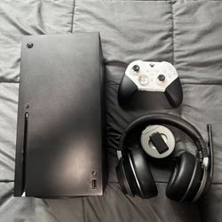 Xbox Series X 1TB with Headset And Elite Controller