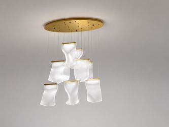 2 Modern LED Chandeliers / Pendant Lights – Both for $250