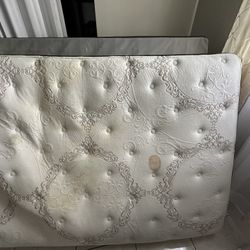 Used Beauty Rest Full Size Mattress,box Spring And Bed Frame
