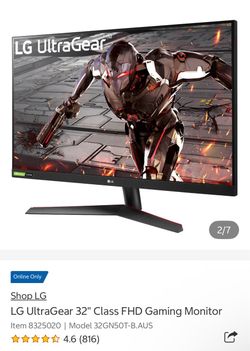 LG UltraGear 32" FHD Gaming Monitor