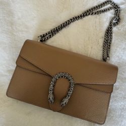 Gucci Dionysus Leather Shoulder Bag