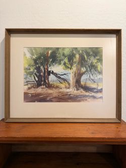 PAIR OF ORIGINAL SIGNED BILL SCHIMMEL WATERCOLOR PAINTINGS