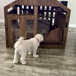 Custom Wood Dog House 