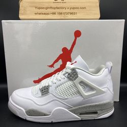 Air Jordan 4 Retro White Oreo    
