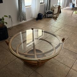 Bamboo Coffee Table $50