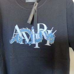  AMIRI 🐉  LUNAR NEW YEAR DRAGON BLACK TEE 🧧🌑