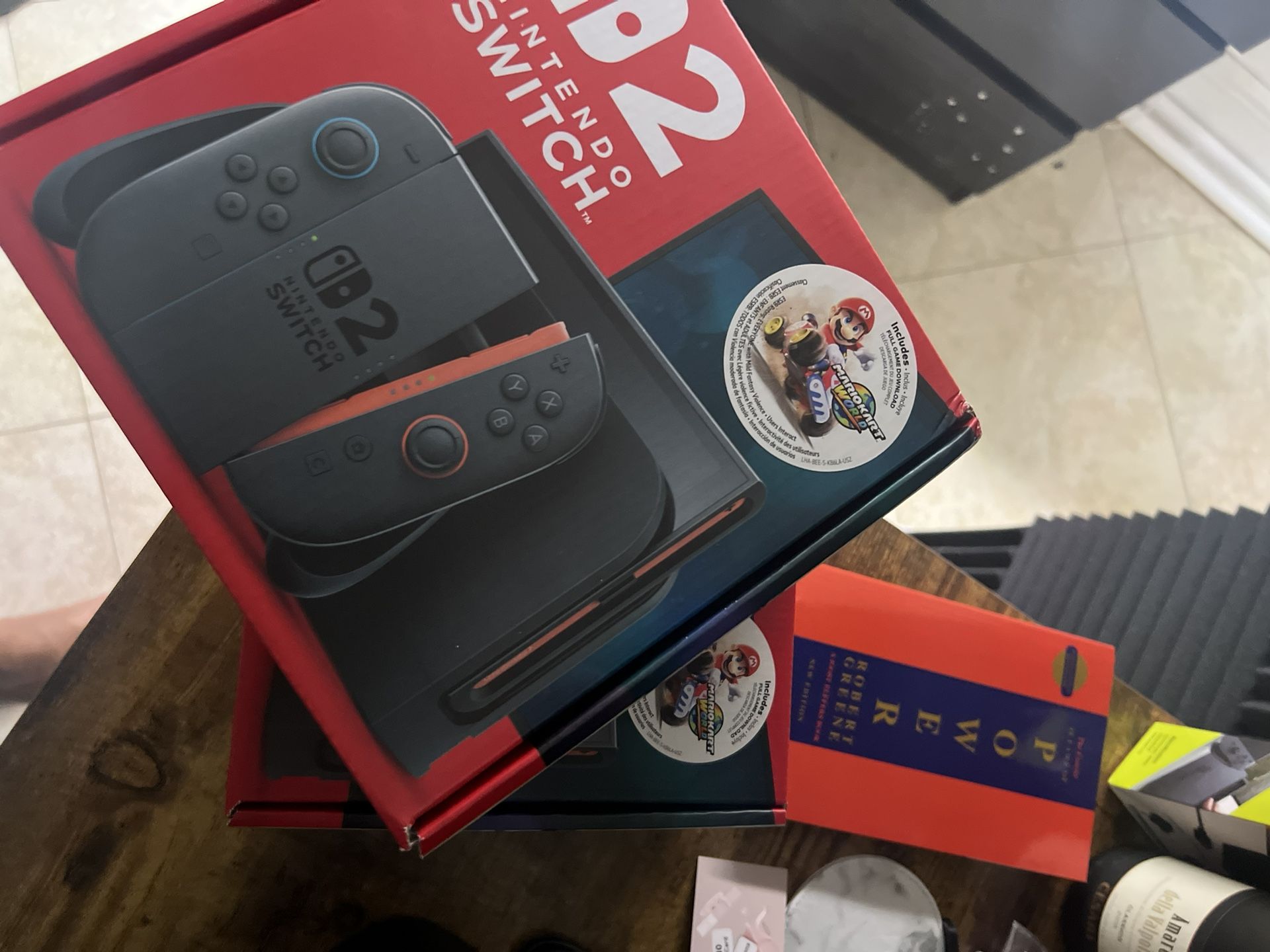 Brand New Nintendo Switch Bundle With Mario Kart Sealed!!