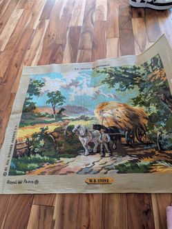 Royal Paris Needlepoint Canvas Le Retour de Moisson