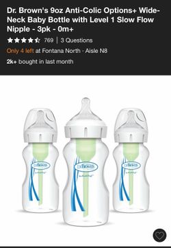 Dr. Brown Glass bottles