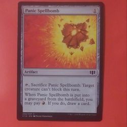 MTG 2014 Panic Spellbomb Artifact #259 Franz Vohwinkel C14 Magic The Gathering Card Game Wizards Of The Coast Collectible