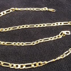 22 Inch Gold Plated Necklace