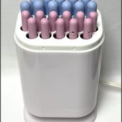 Clairol Benders Heated Flexible Shapers 22 Rods Hot Rollers Vintage