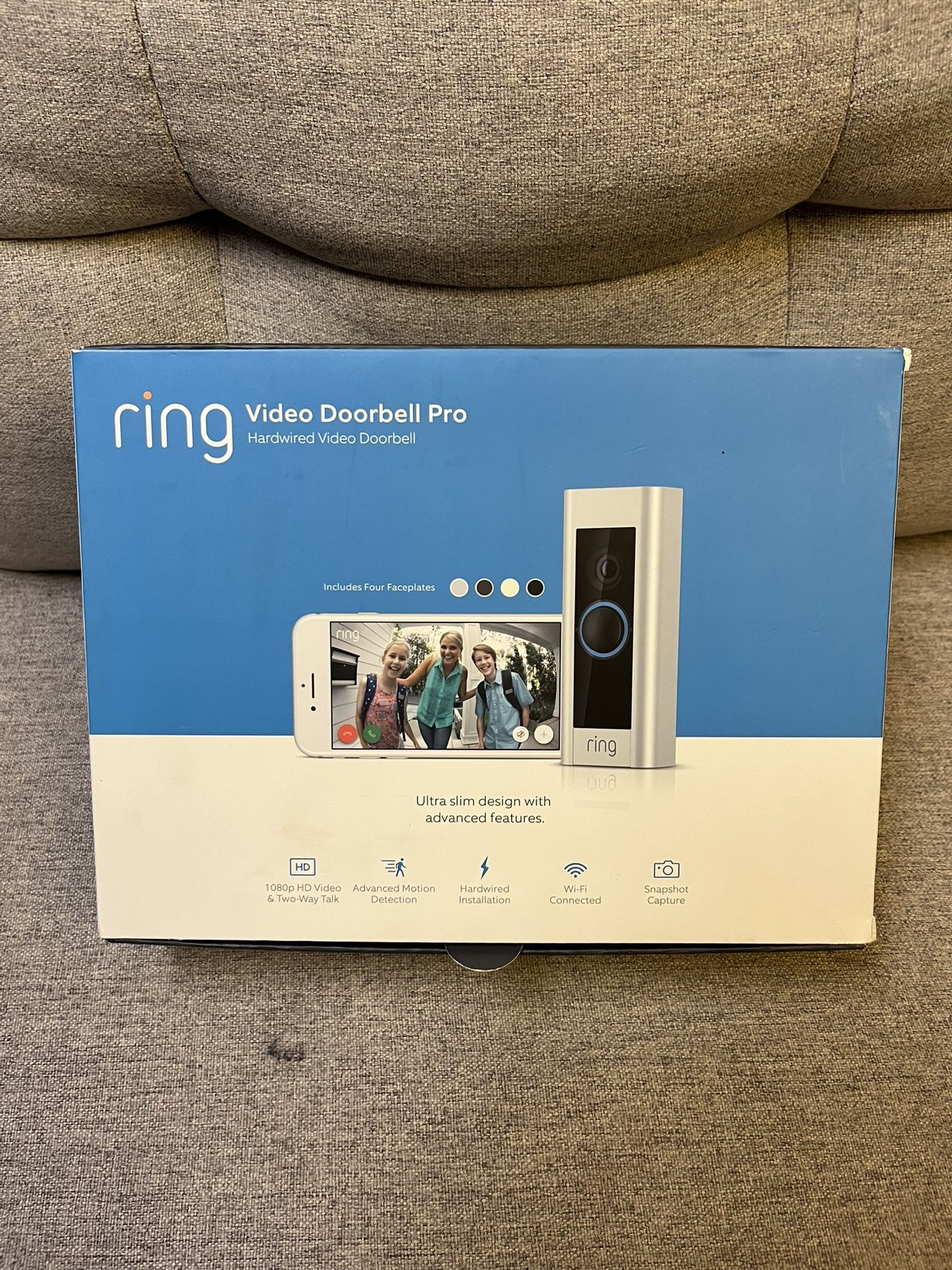 Ring Video Doorbell Pro Smart Wi-Fi Hardwired Video Doorbell NIB