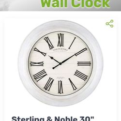 Sterling and noble clock company 30"