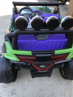 Kid trax marvel hulk clearance 12v battery powered utv