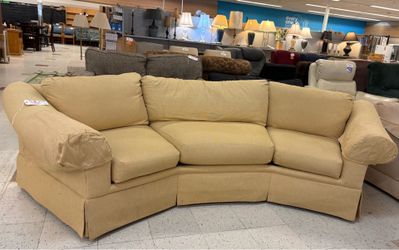 Light Yellow Thomasville Conversation Couch