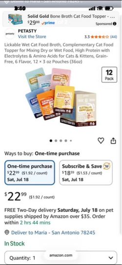 Petasty Electrolyte Energy Cat Broth ( 12 pack )