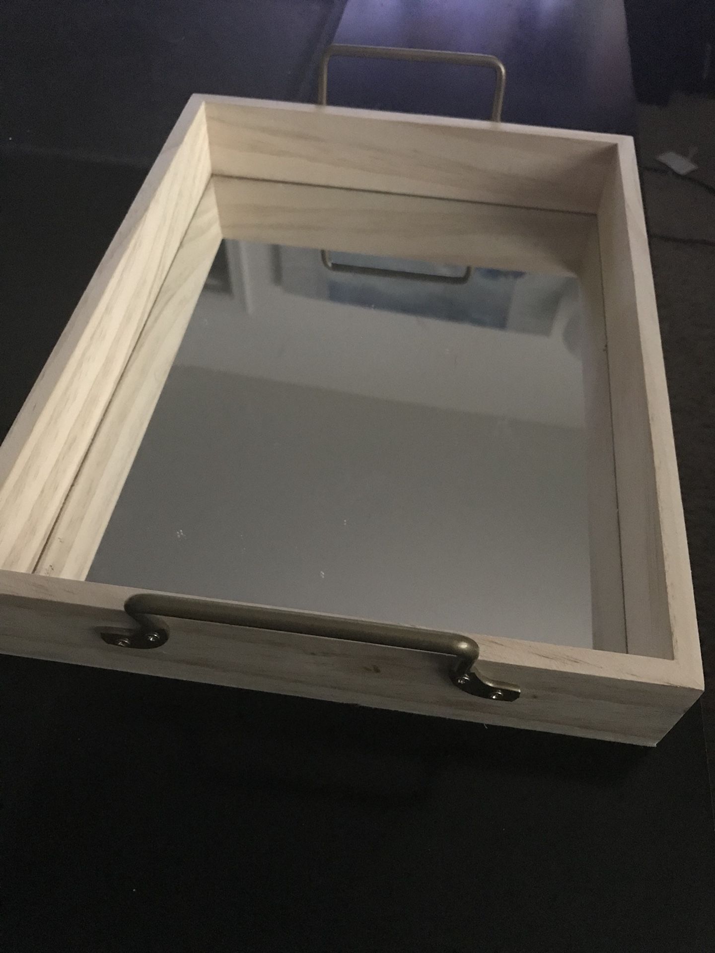 Wood Mirror Tray (target)