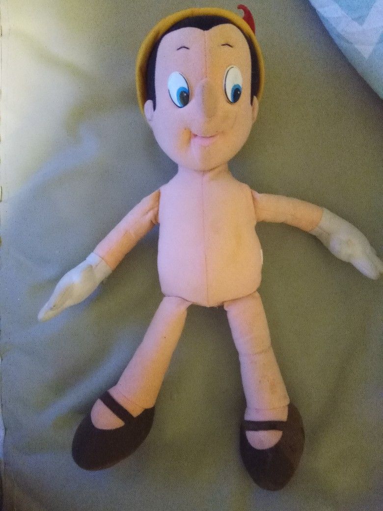 Disney Vintage Pinocchio Plush Doll