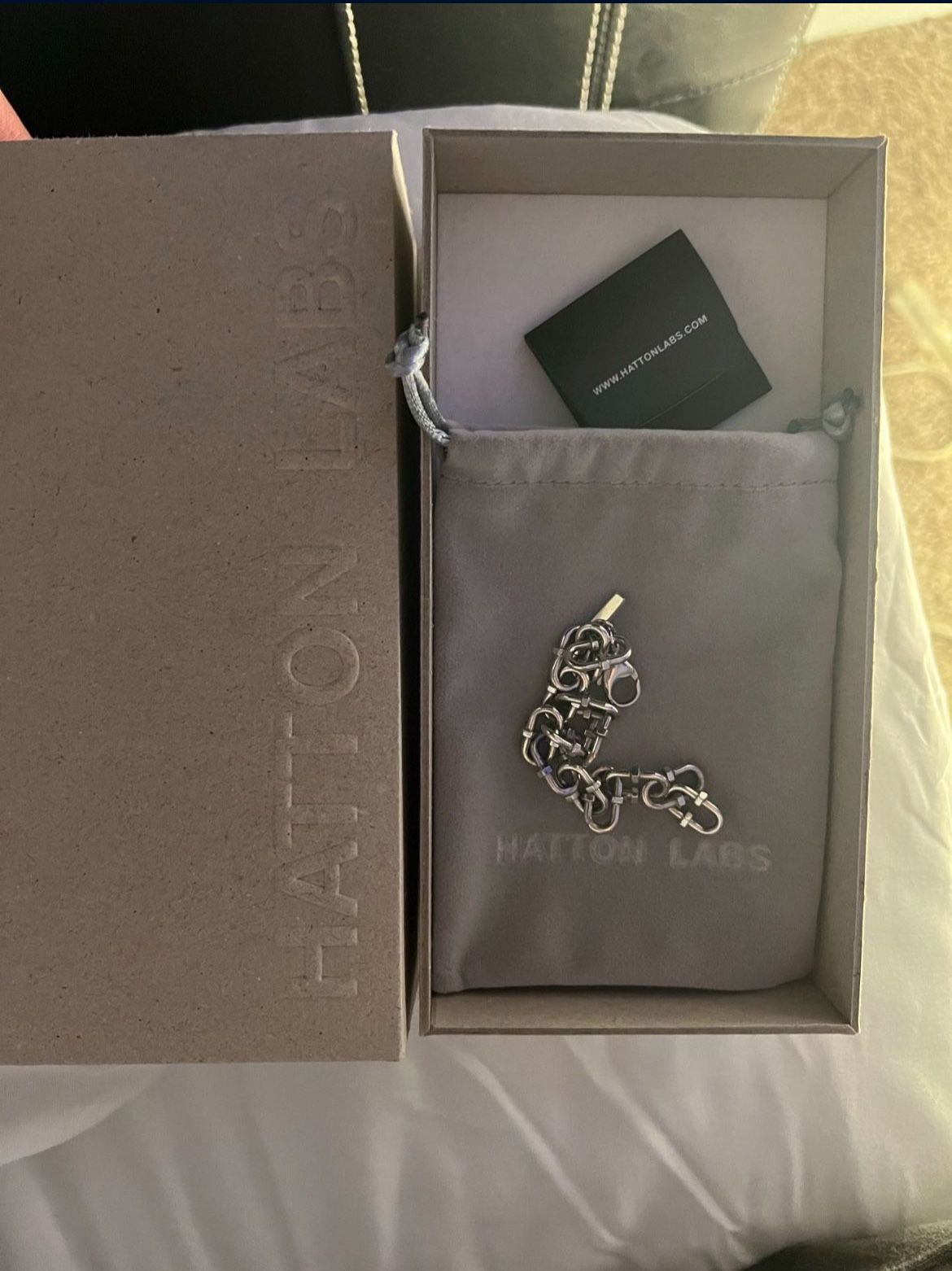 Hatton Labs Silver Ovex Link Bracelet