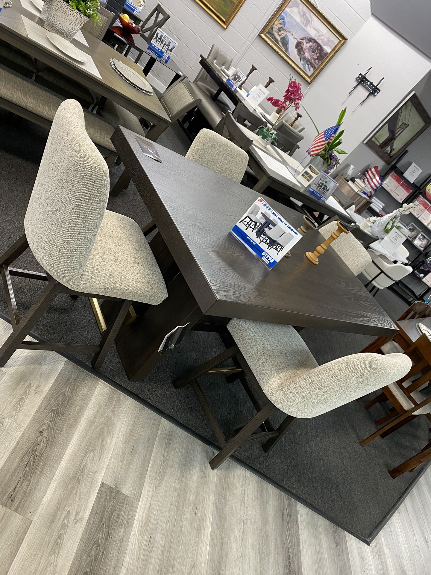 5 Pc Counter Height Set Free Delivery!!!