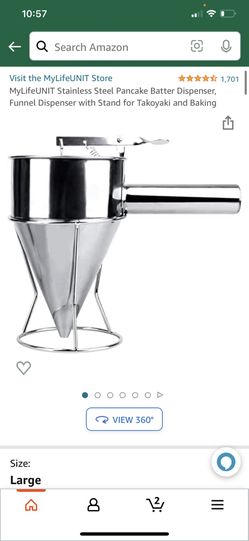 Stainless Steel Pancake Batter Dispenser