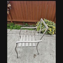 Four Metal Chairs 
