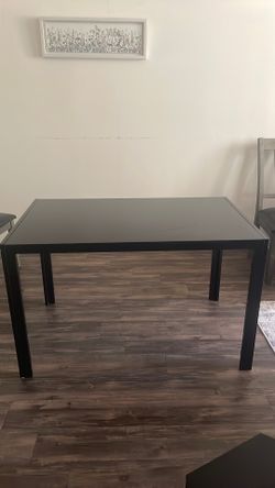 Black Dining Table