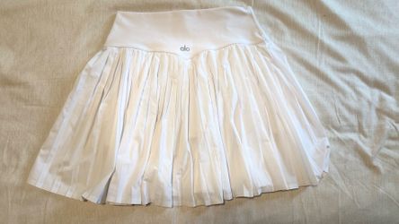 ALO  White Mini Skirt