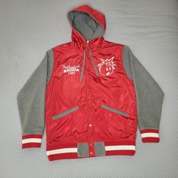 The Hundreds Jacket Men's Large Red Varsity Jacket Hoodie